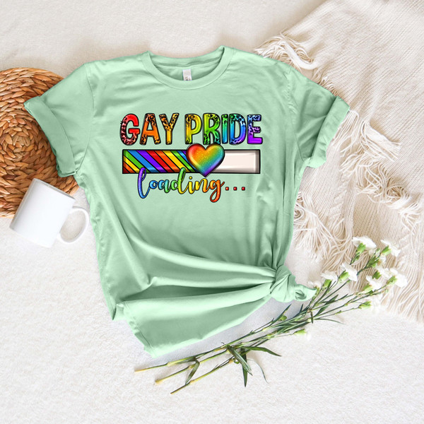 Gay pride loading LGBTQ+ Shirt,Equal Rights,Pride Shirt,LGBT Shirt,Social Justice,Human Rights,Anti Racism,LGBTQ+ Shirt,love is love Shirt - 5.jpg
