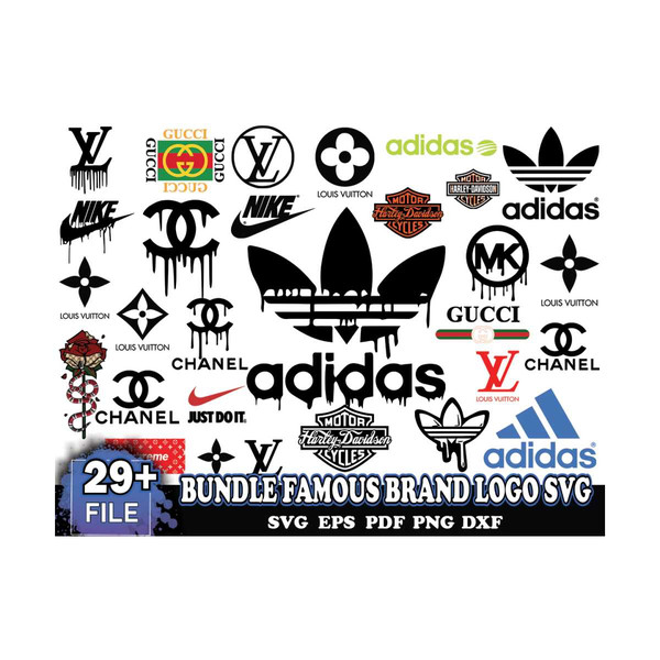 Fashion Brand Bundle Svg, Gucci, Chanel, Lv Logo Svg , Brand - Inspire  Uplift