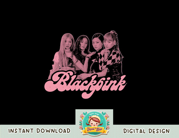 BLACKPINK Official Pink Photo Short Sleeve png, sublimation copy.jpg