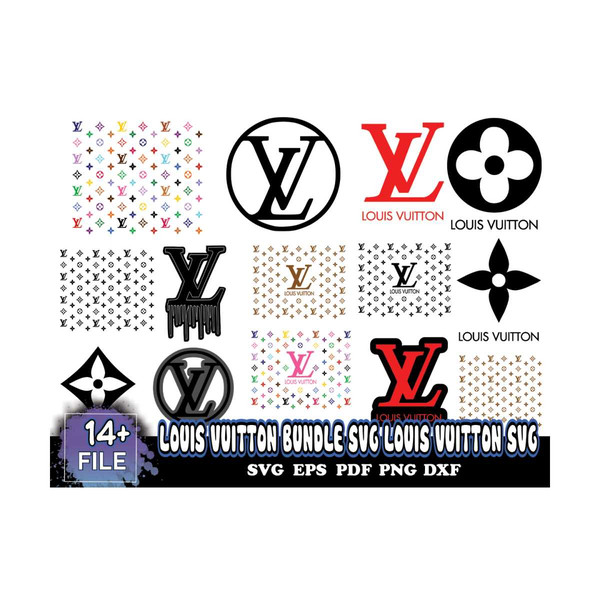 Louis Vuitton Bundle SVG - Inspire Uplift