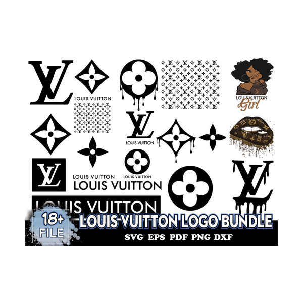 LV SVG, Louis Vuitton SVG, Louis Vuitton SVG Bundle, PNG, DXF, EPS