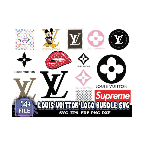 Supreme Louis Vuitton SVG & PNG Download