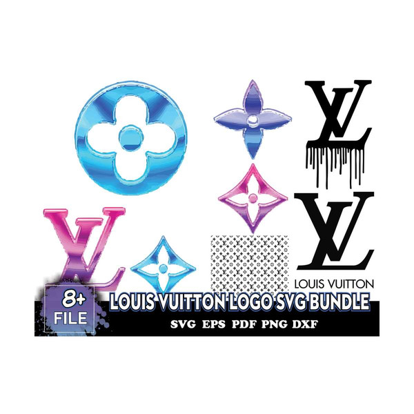 Louis Vuitton svg, Louis Vuitton bundle svg, Png, Dxf - Inspire Uplift