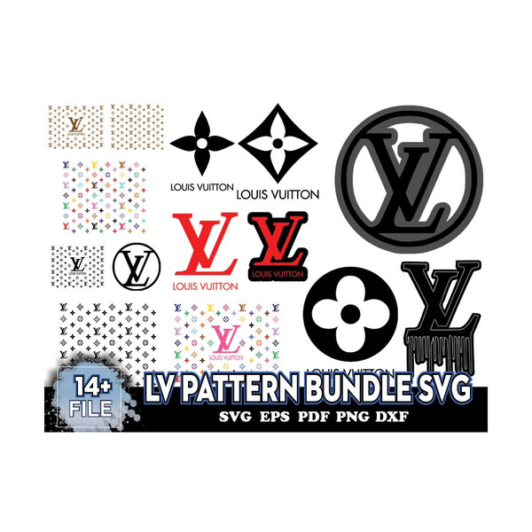 LV Bundle Logo Svg, LV Bundle Svg, Logos Svg