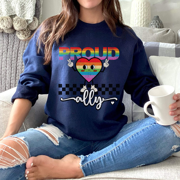Ally Sweatshirt, Gay ally shirt, pride month sweater, Pride shirt, LGBTQIA ally, Pride mom shirt, Trans Right, Say Gay, Ally Gift, Gay mom - 5.jpg