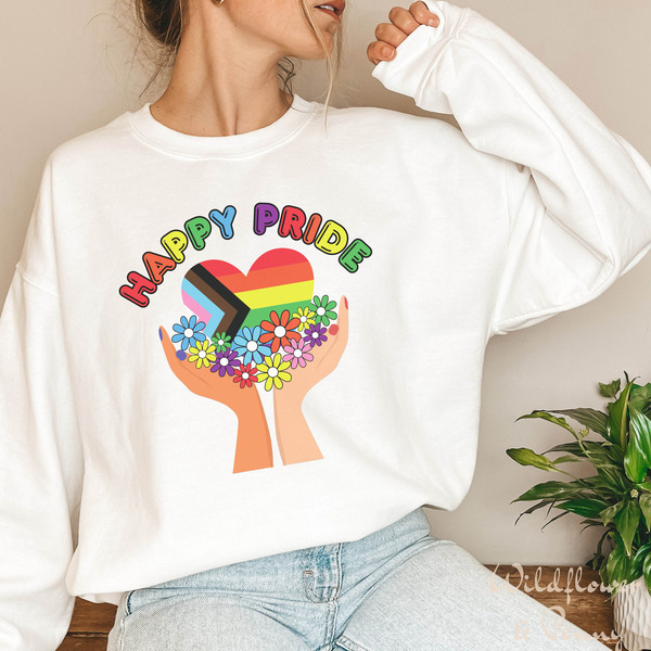 Gay Pride sweatshirt, happy pride shirt, lgbt pride sweatshirt,lesbian pride,trans pride shirt,equality equal right for others, human rights - 3.jpg