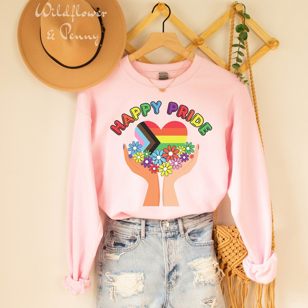 Gay Pride sweatshirt, happy pride shirt, lgbt pride sweatshirt,lesbian pride,trans pride shirt,equality equal right for others, human rights - 6.jpg