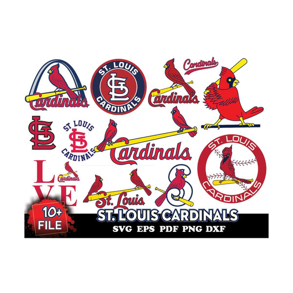 Cardinals MLB Team St. Louis Cardinals SVG Digital File