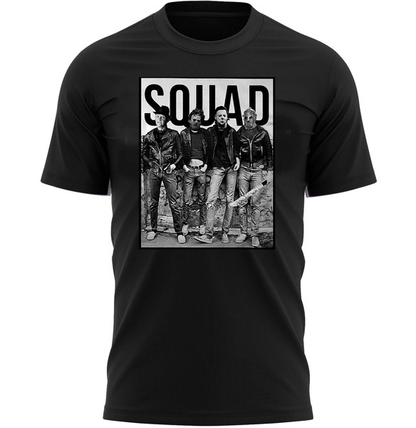 Halloween Squad T-Shirt For Men, Women & Kids 100% Cotton Black Shirt, Horror Movie T-Shirts - 1.jpg