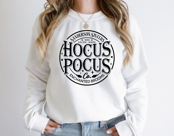 Hocus Pocus Sweatshirt, Sanderson Sisters Shirt, Enchanted Brooms Shirt, Halloween Witch Shirt, Halloween Movie Tee, Wicthes Brew, Halloween - 2.jpg