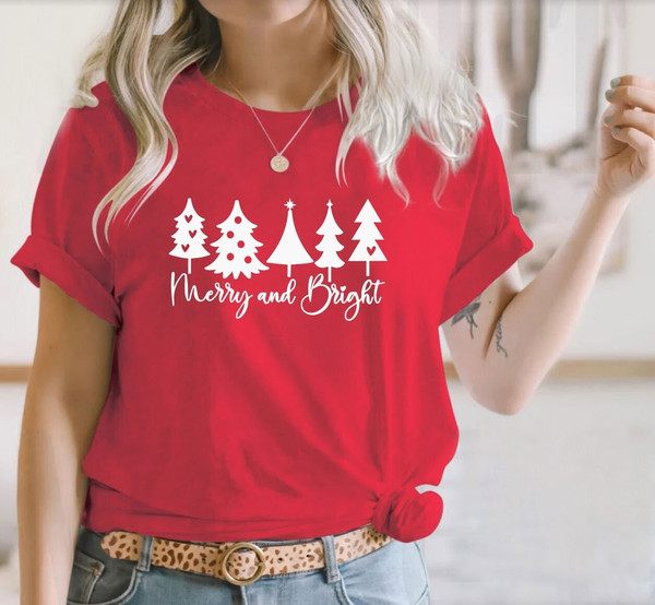 CHRISTMAS Tree T-shirt Xmas Funny Xmas Family Holiday Santa Claus Elf Snowman Jumpers Christmas Shirts, VChristmas  Tree 4 - 1.jpg