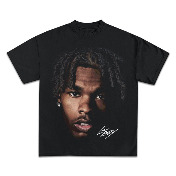 LIL BABY T-SHIRT Rap Tee Concert Merch   Harder Than Ever Young Thug Gunna Hip Hop Graphic Print  - 1.jpg