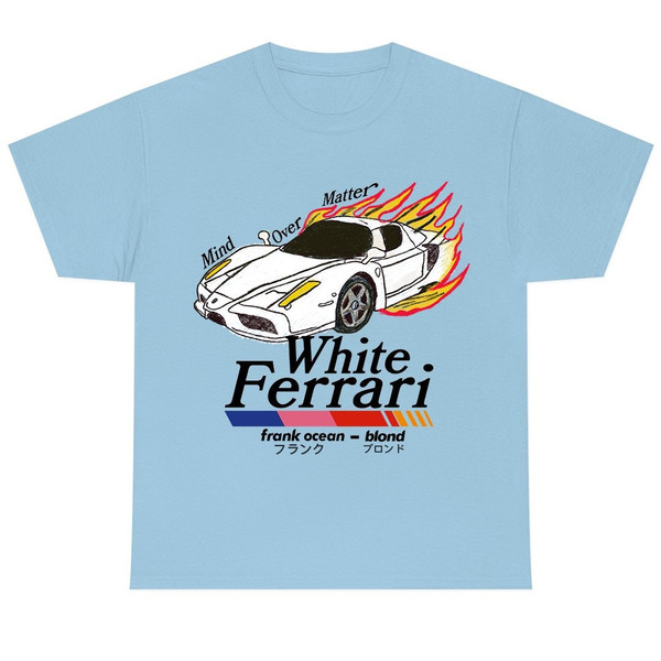 Frank Ocean Blond White Ferrari car retro shirt, hoodie, sweater