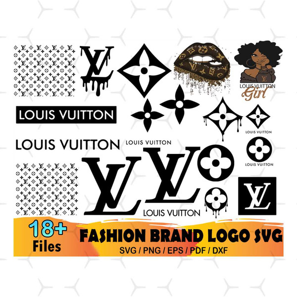 Louis Vuitton Svg, LV Bundle, Brand Logo Svg, Louis Vuitton