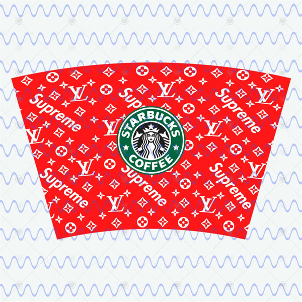 Supreme Starbuck Svg, Supreme LV Svg, Supreme Logo Svg, Star