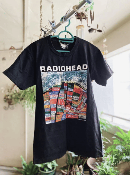 New Rare Radiohead Rock Band Music Fan Unisex T Shirt, Radiohead vintage t shirt, Rock Band Tee, Gift for rock lovers.png