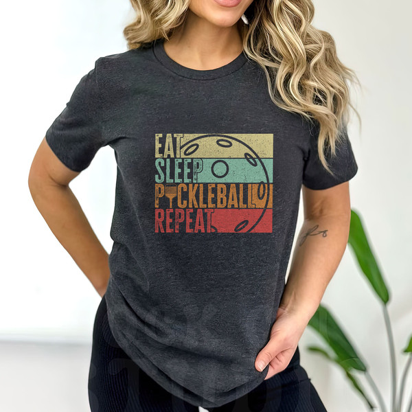 Eat Sleep Repeat Pickleball Shirt for Women,Pickleball Gifts, Sport Shirt, Pickleball Shirt,Sport Graphic Tees, Sport Outfit - 3.jpg