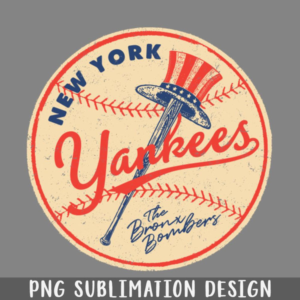 QA06071126-New York Yankees Top Hat 1 by Buck Tee Originals PNG Download.jpg