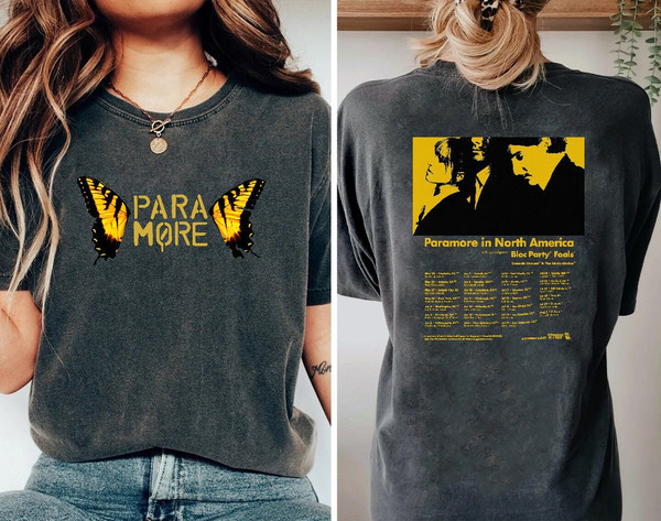Paramore Tattoo Shirt, Paramore 2023, Paramore American Tour 2023