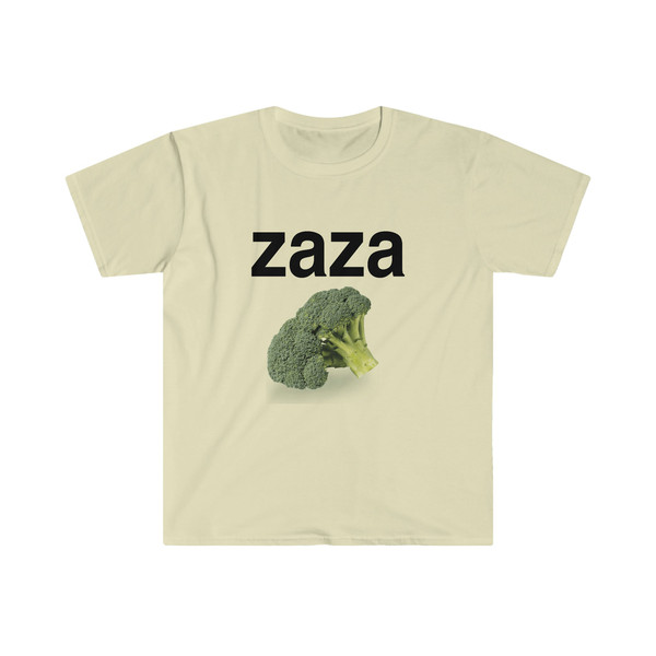 Funny Meme TShirt - ZAZA Broccoli Sarcastic Joke Tee - Gift Shirt - 4.jpg