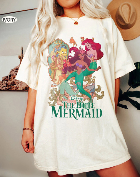 Retro Little Mermaid Shirt, Black Girl Magic Shirt, Black Queen Shirt, Ariel Mermaid Shirt, The Little Mermaid Live Action, Disneyland Shirt - 1.jpg