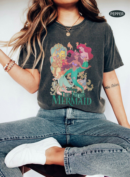 Retro Little Mermaid Shirt, Black Girl Magic Shirt, Black Queen Shirt, Ariel Mermaid Shirt, The Little Mermaid Live Action, Disneyland Shirt - 2.jpg