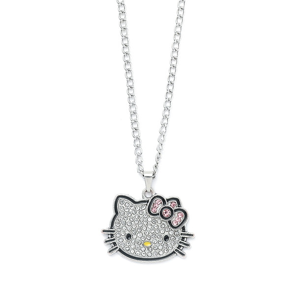Kawaii Hello Kitty Necklace (Black & White)