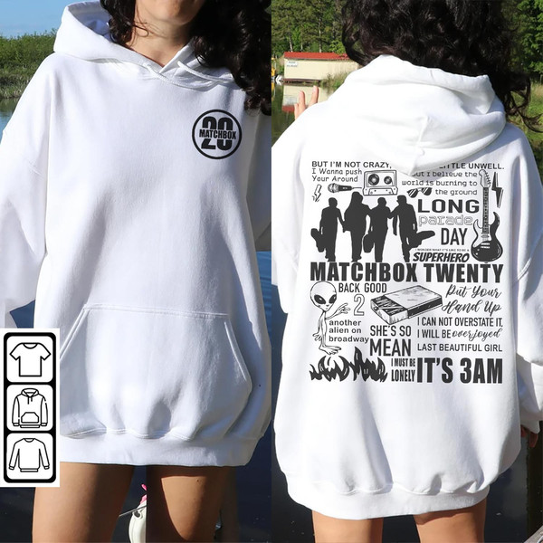 Matchbox Twenty Doodle Art Shirt, 2 Side Vintage Matchbox Twenty Merch Lyric Album Sweatshirt Hoodie, Matchbox Twenty Tattoo Tour DA1505DT - 3.jpg