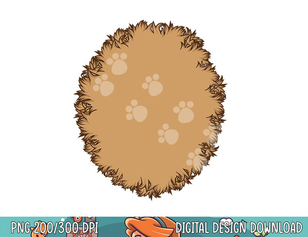Animal Fur Belly Halloween Costume For Monkey, Bear or Dog png, sublimation copy.jpg