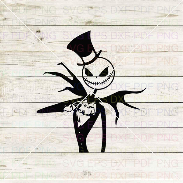 JACK SKELLINGTON - SVG / PDF / DXF – DuperCut