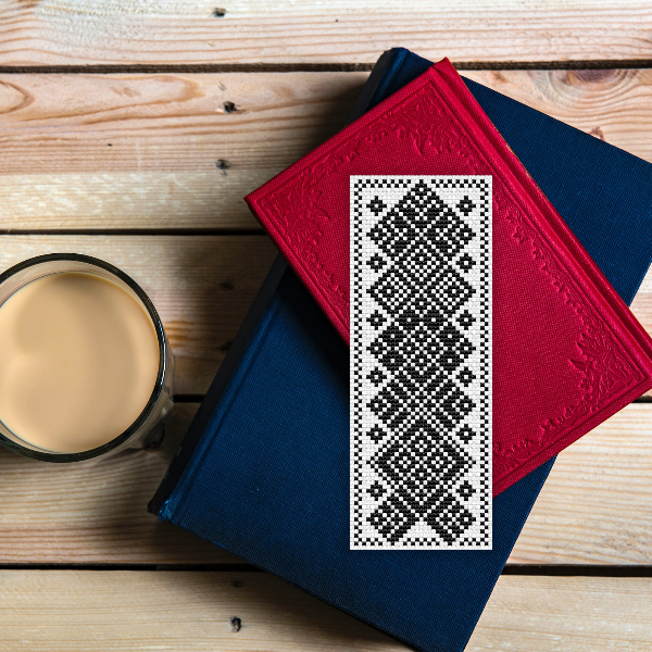 embroidery pattern bookmark ethnic style