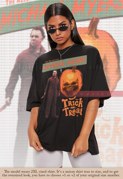 MICHAEL MYERS The Relentless Trick or Treat Shirt  Michael Myers Homage Tshirt  Jason Voorhees T-Shirt Friday the 13th Horror, Stranger - 1.jpg