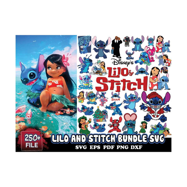 Lilo And Stitch Bundle Svg, Stitch Svg, Disney Svg - Inspire Uplift