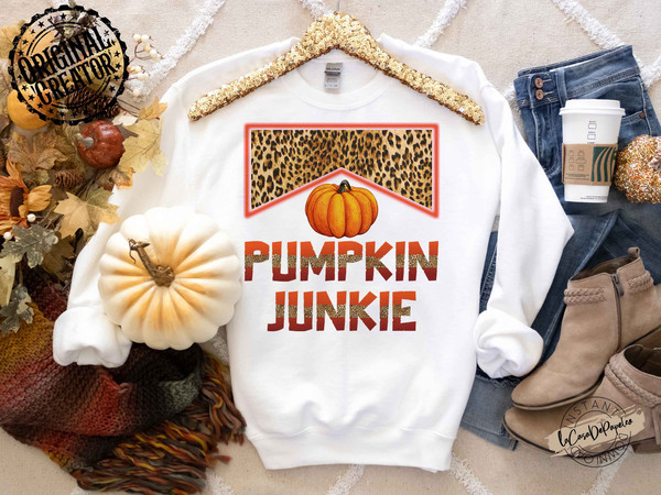 Pumpkin Junkie PNG, Western Png, Pumpkin Leopard Png, Fall Sublimation, Autumn, Thanksgiving Png, Country Music Png, Western Pumpkin Png - 2.jpg