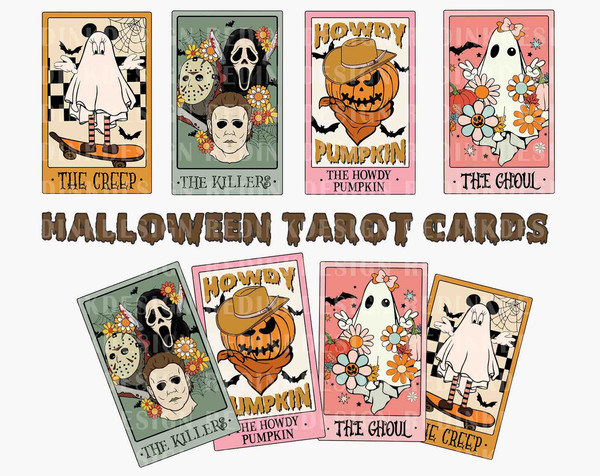 Tarot card Stickers - Free halloween Stickers