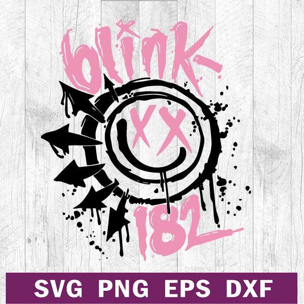 Blink 182 music logo SVG