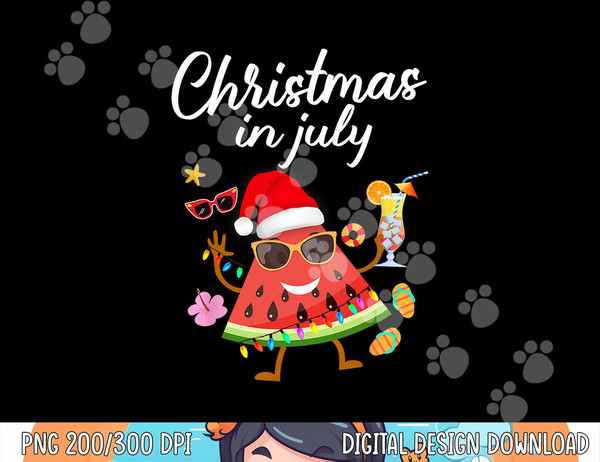 Christmas In July Watermelon Xmas Tree Summer Men Women Kids png, sublimation copy.jpg