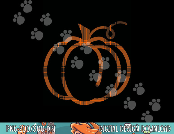 Fall Pumpkin Cute Thanksgiving Autumn Buffalo Plaid Pumpkin png, sublimation copy.jpg