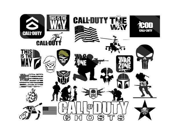 Call Of Duty Svg Bundle, COD Svg, warzone Svg, Modern Warfare Svg, Warrior Svg, Gun Svg, MW Svg, Ps Game, Gaming, Svg, Pdf - Png - Eps - Dxf - 1.jpg