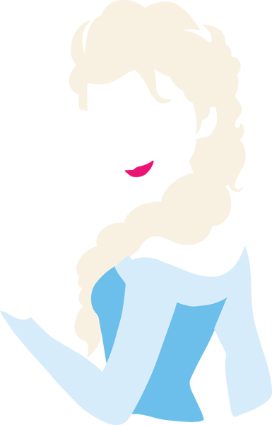 elsa silhouette colour.png