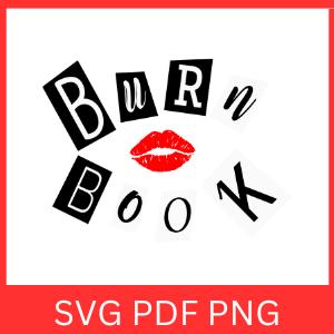 Burn Book Mean Girls Movie SVG