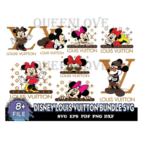 Mickey Mouse Louis Vuitton Svg, Louis Vuitton Logo Fashion S - Inspire  Uplift