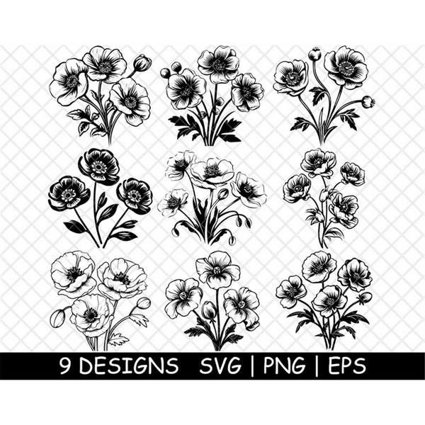 Buttercup Flowers Blooms Garden Bouquet Meadow Floral PNG,SV - Inspire  Uplift