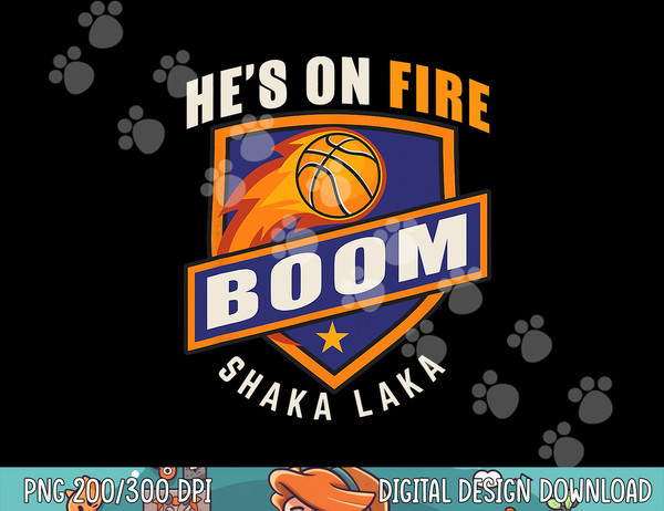 Funny Retro Basketball shirt Hes on fire Boom  png, sublimation copy.jpg