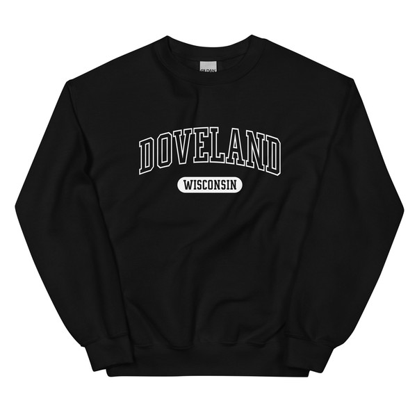 Doveland Wisconsin Sweatshirt Dove Land Wi Crewneck I Grey S Longsleeve | Chef Naturelle