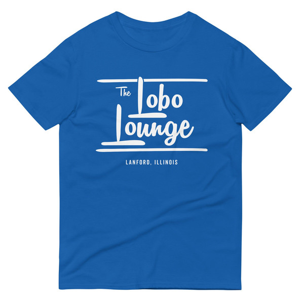 Lobo Lounge Blue T Shirt  The Connors  John Goodman  Lobo Lounge shirt - 1.jpg