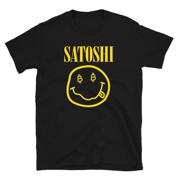 Satoshi T Shirt  Jack Dorsey Satoshi  Parody  90's Grunge Rock  Jack Dorsey Satoshi shirt - 1.jpg