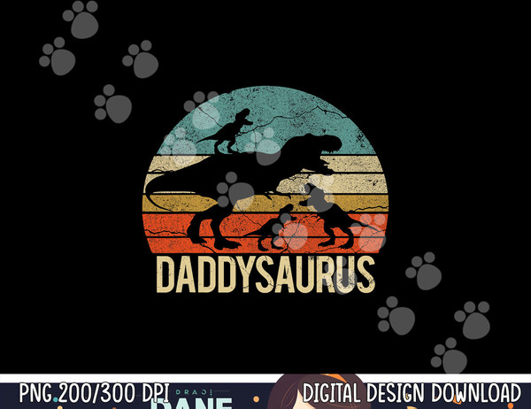 Daddy Dinosaur Daddysaurus 3 three Kids xmas christmas Gift png, sublimation copy.jpg