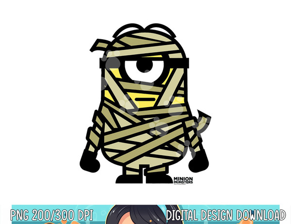 Despicable Me Mummy Halloween Monster Graphic png,sublimation copy.jpg