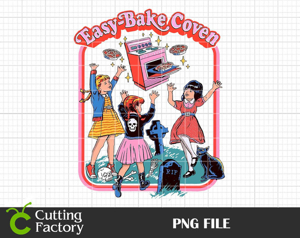 Easy-Bake Coven PNG, Happy Halloween Png, Trick Or Treat Png, Spooky Vibes Png, Retro Halloween Png, Scary Halloween, Digital Download - 1.jpg